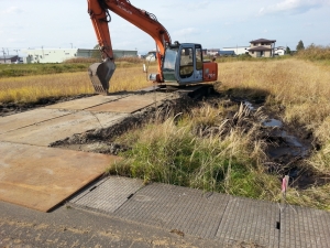 東北町案件、造成開始