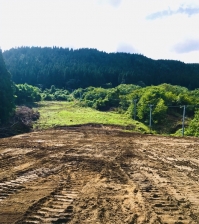 階上町山舘前案件、造成完了