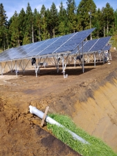 十和田市細工屋敷案件C区画、電気工事開始