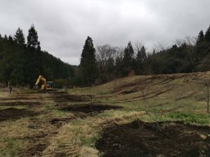 八戸市豊崎町案件、造成開始