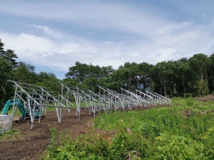 八戸市南郷瘤沢案件A区画、基礎工事開始
