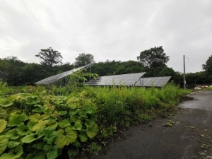 八戸市南郷瘤沢案件B区画、電気工事完了