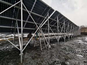 十和田市上長台案件A区画、電気工事開始