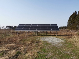 三沢市早稲田案件、パネル設置完了・電気工事完了