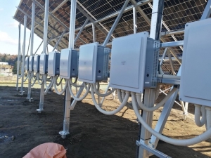 六戸町通目木案件、電気工事完了