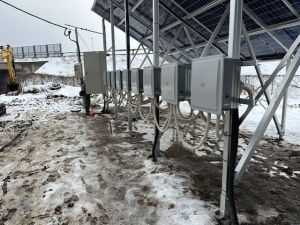 鰺ヶ沢町兼草案件A区画、電気工事完了