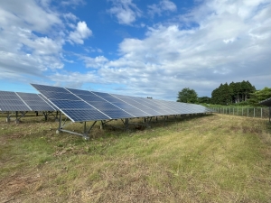 三沢市メガソーラー発電所、除草作業完了