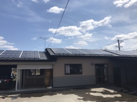洋野町大野　H様　屋根設置