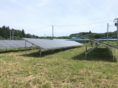 三戸郡階上町　K様2号機　地上設置